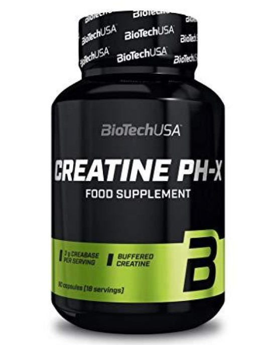 BioTech USA - Creatine Ph-X 90caps.(Crea-Alkalyn)