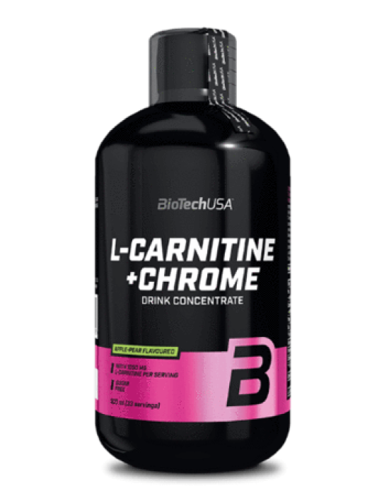 BioTech USA - L-Carnitine + Chrome liquid 500ml