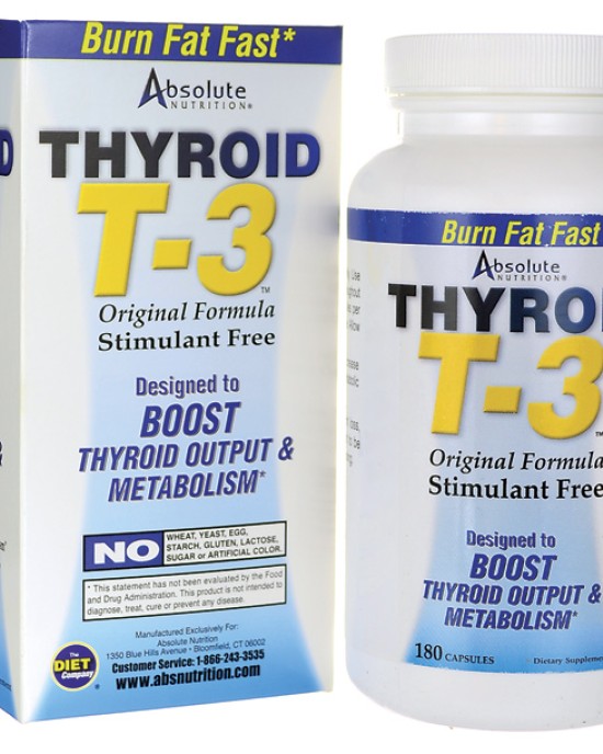 Absolute Nutrition - Thyroid T3 - 180caps