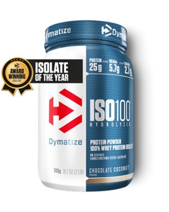 Dymatize - ISO-100 Hydrolyzed Whey Protein Isolate 908g/2lb