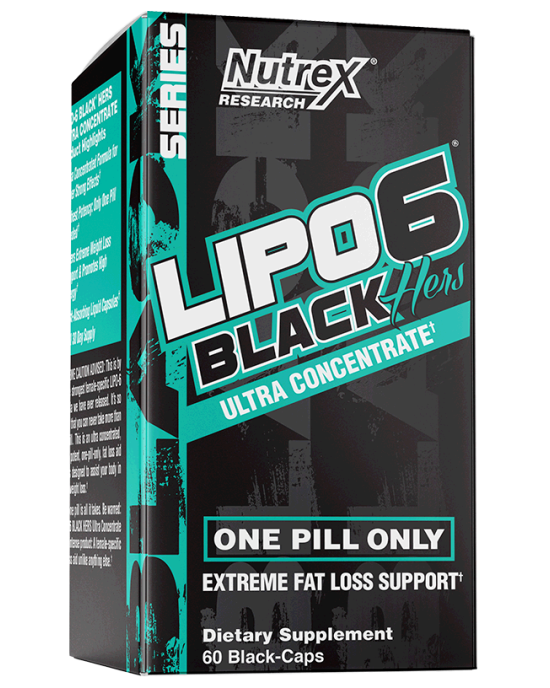 Nutrex - Lipo 6 BLACK HERS - 60caps