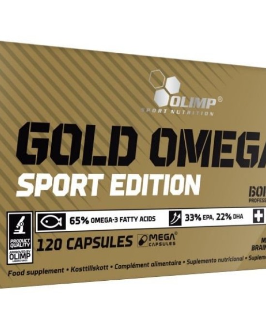 Olimp - Gold Omega 3 Sport edition 120caps