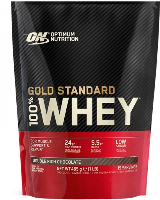 Optimum Nutrition - 100% Whey Gold Standard  1lb/454g -  15 serving bag