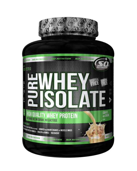 SO NUTRITION - Pure Whey Isolate 5lb/2270g