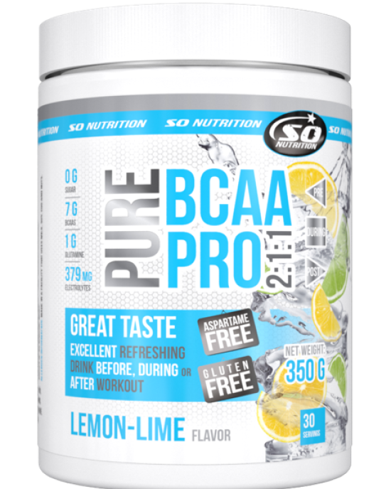 SO Nutrition - Pure BCAA Pro 2:1:1  - 30serv