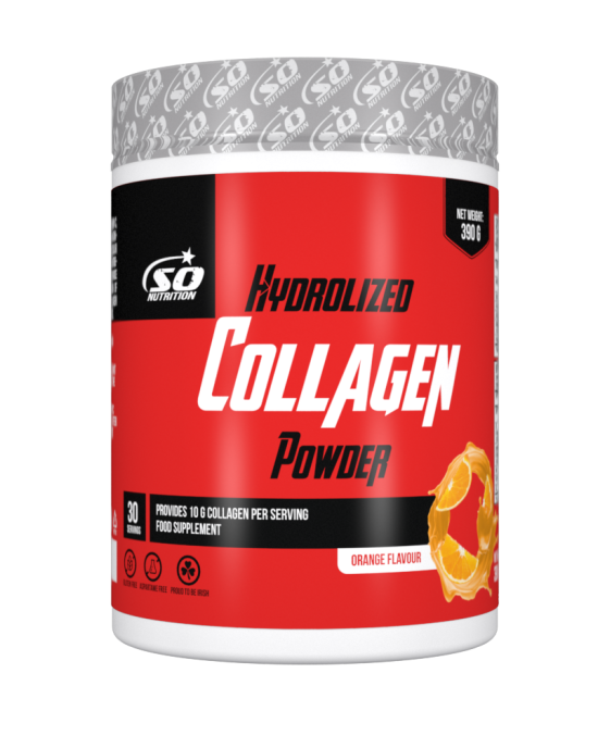 SO NUTRITION - Hydrolized Collagen Powder - Orange flavor 390g