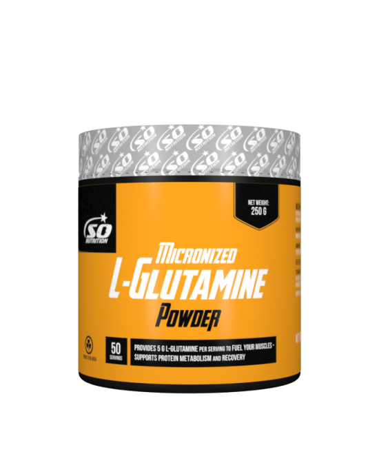 SO NUTRITION - Micronized L-Glutamin Powder 250g