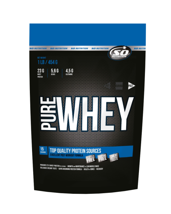 SO Nutrition - Pure Whey 454g bag