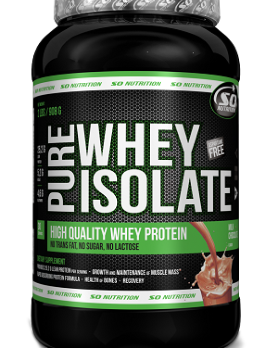 SO NUTRITION - Whey isolate Zero 2lb / 908g