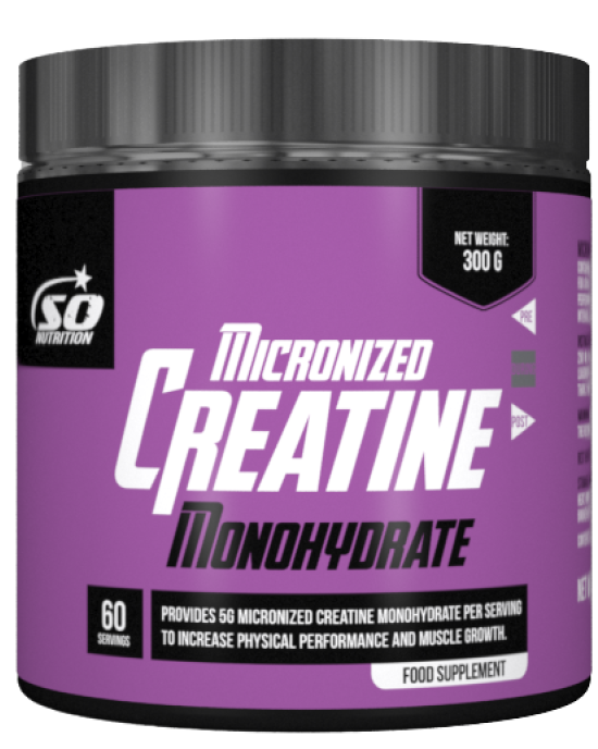 SO NUTRITION - Micronized Creatine Monohydrate 300g