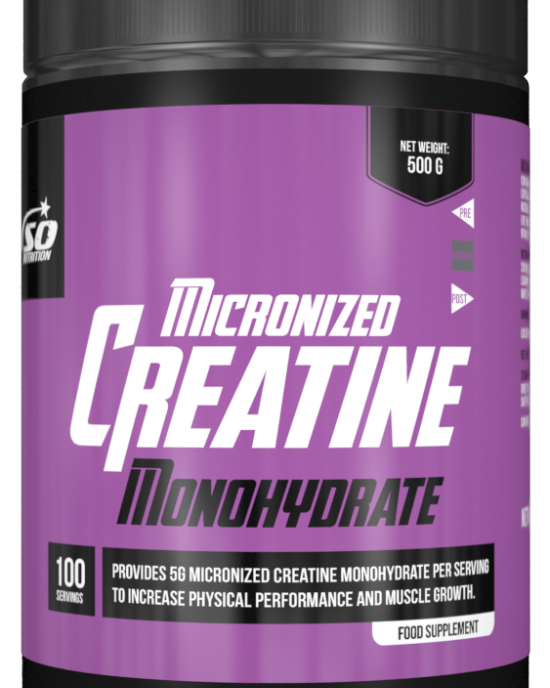 SO NUTRITION - Micronized Creatine Monohydrate 500g