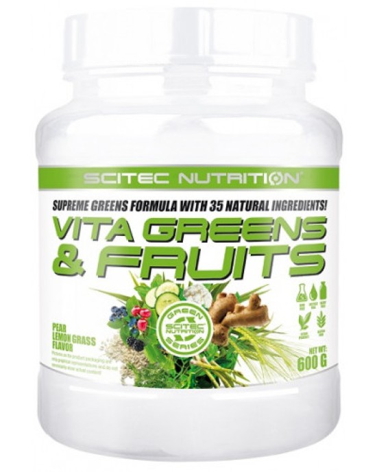 Scitec Nutrition - Vita Greens and Fruits 600g *Pear-Lemongrass flavour