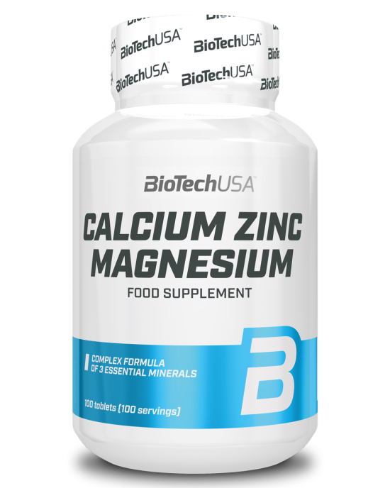 BioTech USA - Calcium-Zinc-Magnesium 100tabs