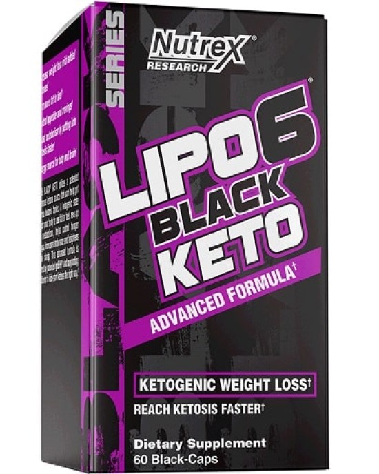 Nutrex Reserch - LIPO 6 BLACK KETO - 60 caps