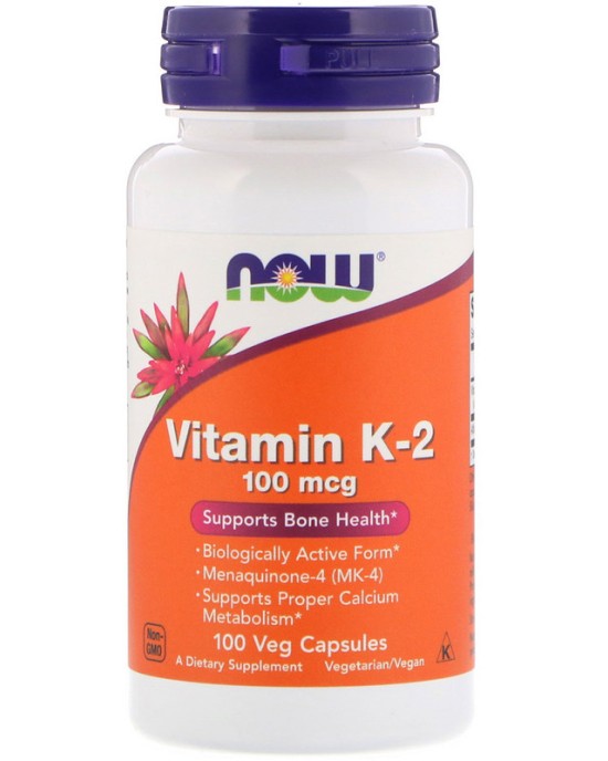 Now Foods - Vitamin K2 - 100caps