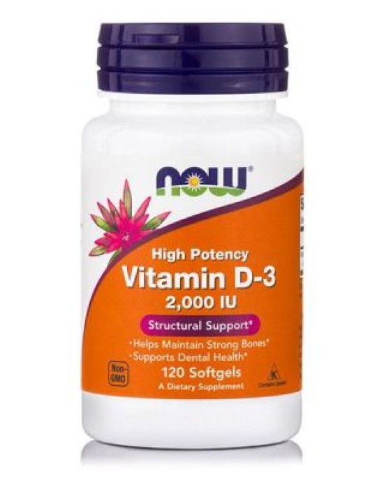 Now foods - Vitamin D3 2000 IU 120 softgels